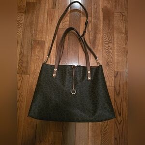 XL Saffiano Leather Calvin Klein Tote Bag EUC